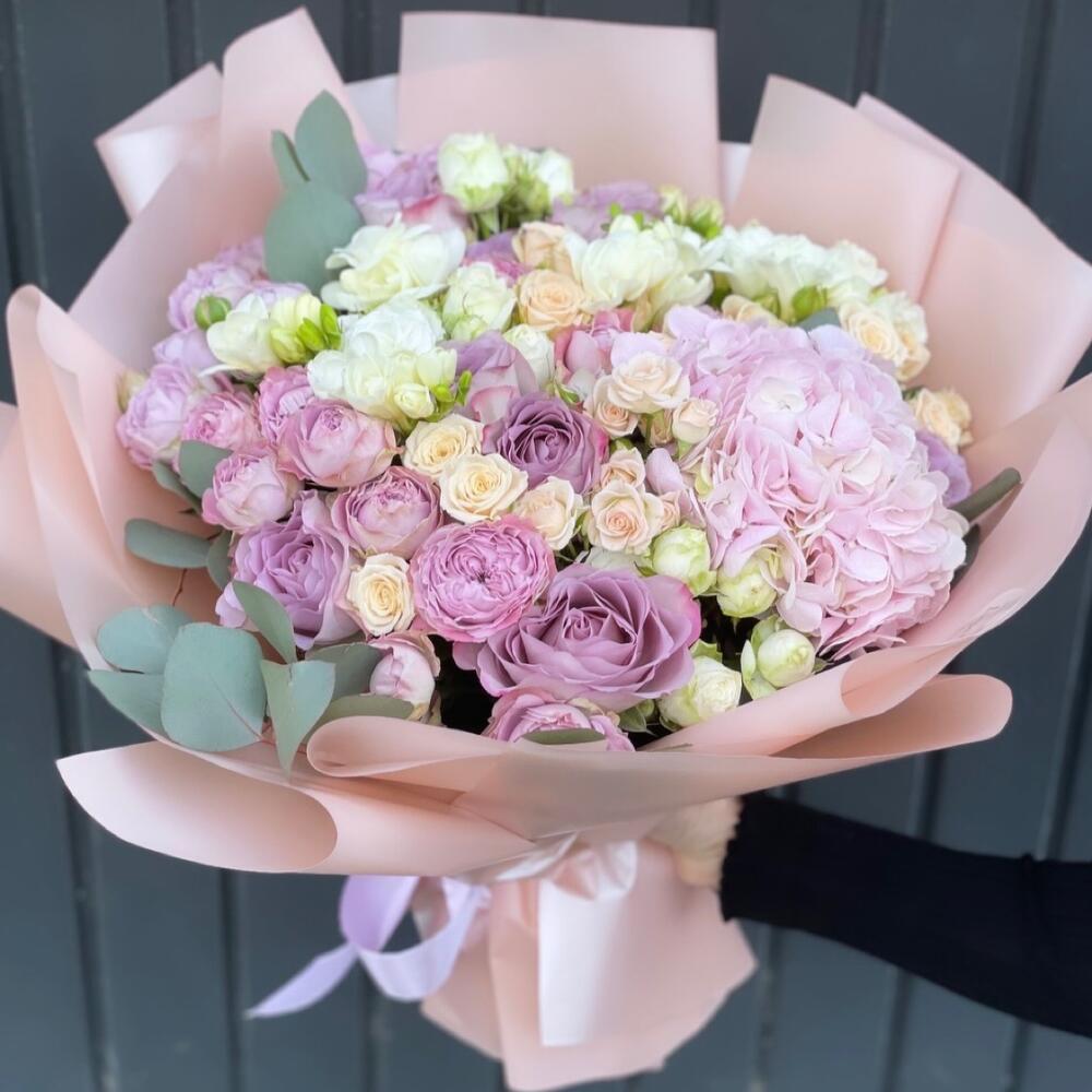 Букет Муза с гортензией