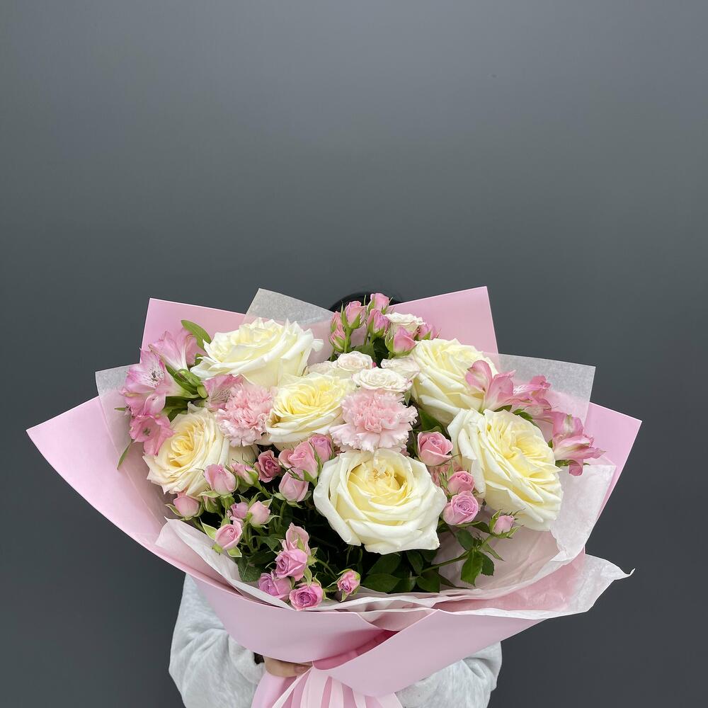 Букет Бело-Снежный М